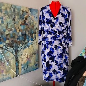 Faux Wrap Dress